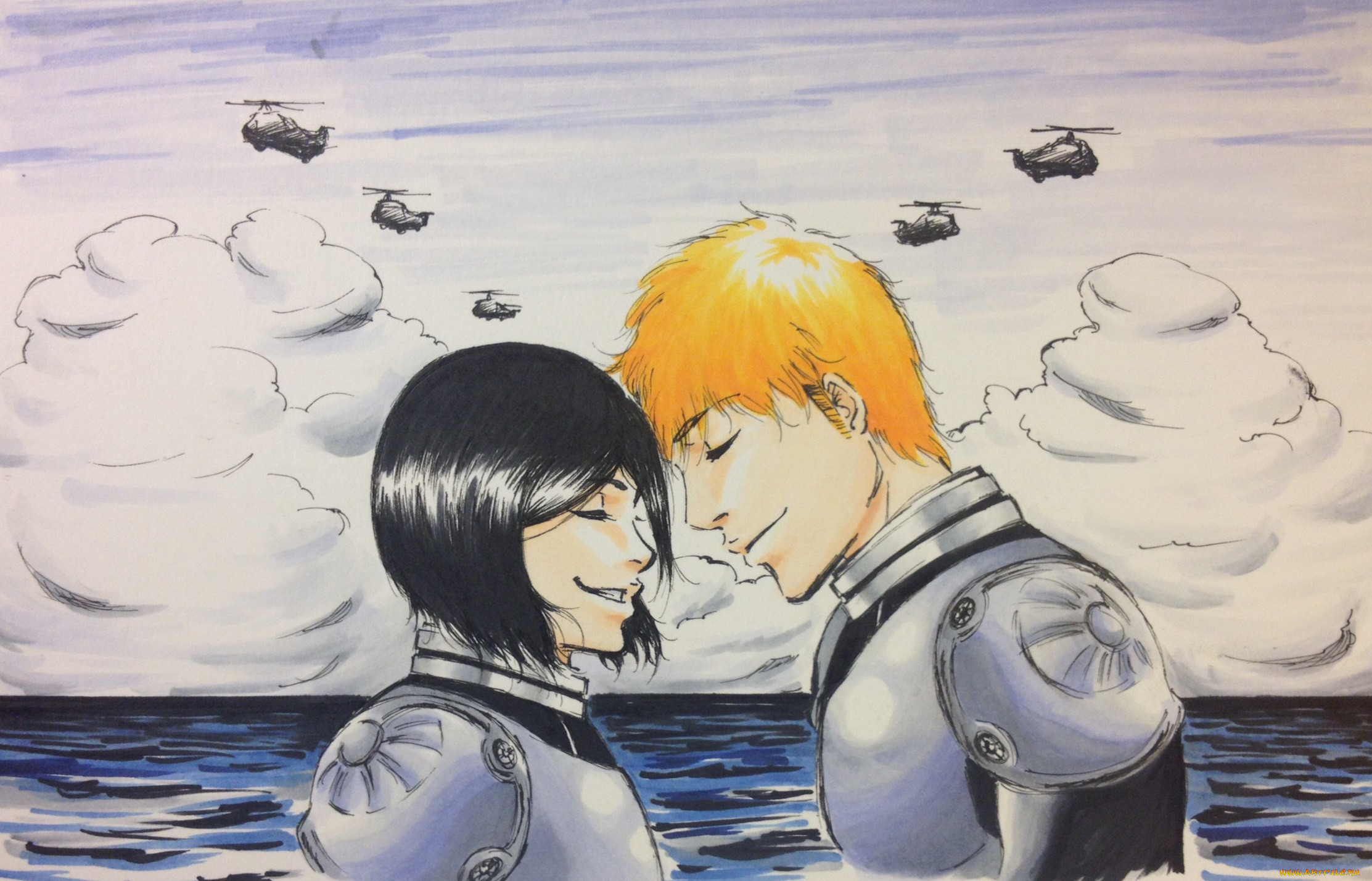 , , , pacific, rim, , , rukia, kuchiki, shinigami, ichigo, kurosaki, bleach, crossover